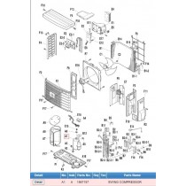 DAIKIN 1567157 SWING COMPRESSOR