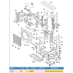 DAIKIN 1666078 POWER TRANSISTOR MODULE