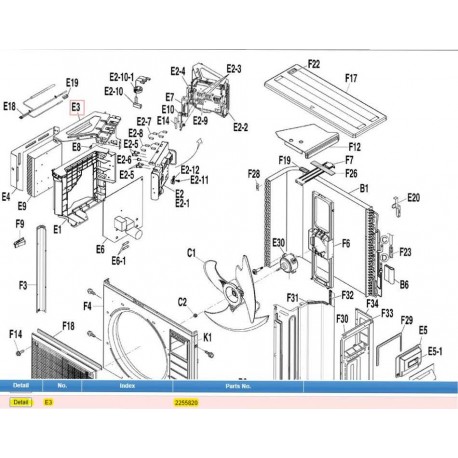 DAIKIN 2255820 PRINTED CIRCUIT BOARD ASSY.