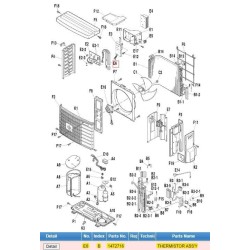 DAIKIN 1700613 THERMISTOR ASSY