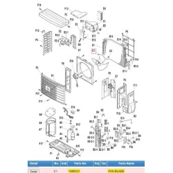 DAIKIN 149933J FAN BLADE