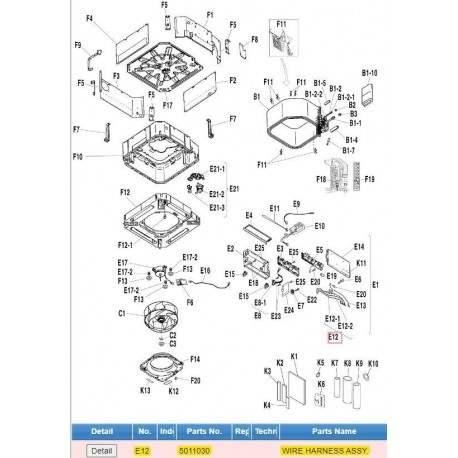 DAIKIN 5011030 WIRE HARNESS ASSY.