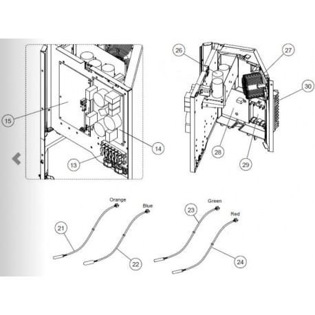 FUJITSU K9900988036 aka 9900988036 THERMISTOR (OUT TEMP)