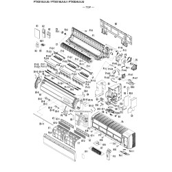 DAIKIN 4009498 FRONT GRILLE ASSY.