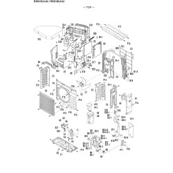 DAIKIN 131325J CROSS-FIN CONDENSER ASSY.