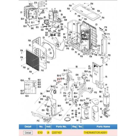 DAIKIN 2257167 Thermistor