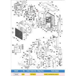 DAIKIN 1878624 WIRE HARNESS ASS'Y