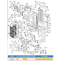 DAIKIN 1721230 CROSS-FIN CONDENSER ASSY.