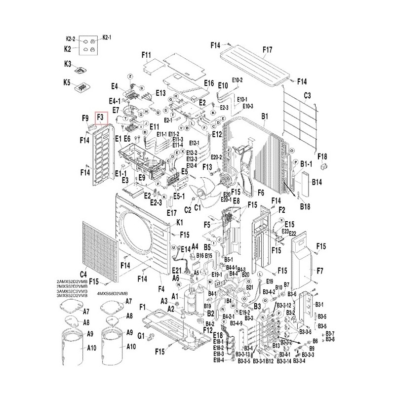 DAIKIN 155873J SIDE PLATE ASSY.