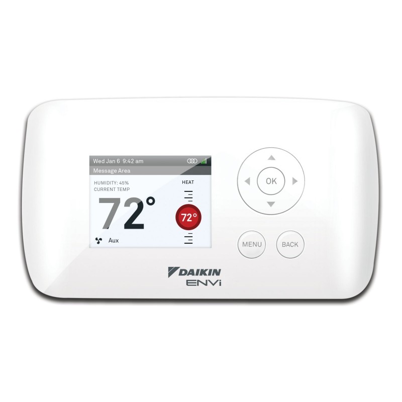 Daikin ENVi Intelligent Wifi Thermostat DACA-TS1-1 w/ backlit color LCD  Screen Control from internet anywhere - Air Conditioners R Us