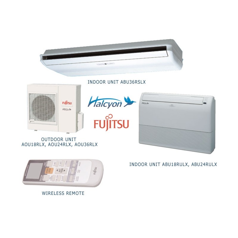 muur Buitensporig instinct Fujitsu 18RULX 18,000 BTU 16.0 SEER Heat Pump & Air Conditioner Ductless  Mini Split ABU18RULX / AOU18RLX - Air Conditioners R Us