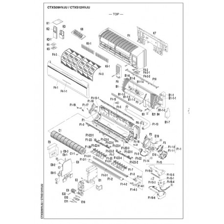 DAIKIN 4010913 EVAPORATOR ASSY.