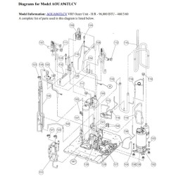 FUJITSU K9378889033 aka 9378889033  DISCHARGE PIPE B ASSY VR2 BRAZING