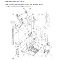 FUJITSU K9378741072 aka 9378741072  SUCTION PIPE B ASSY