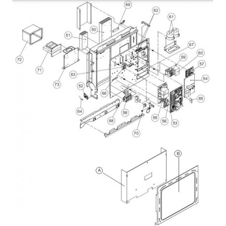 FUJITSU K9709917015 aka 9709917015 IPM PCB VAB