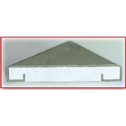 Rectangular Concrete Shell Condenser Pad 36 inch x 16 inch
