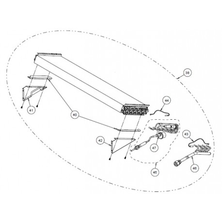 FUJITSU K9900509002 aka 9900509002 THERMISTOR PIPE IN VAB