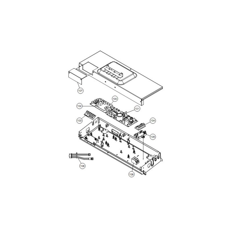 FUJITSU K9708975054 aka 9708975054 POWER PCB ABUA/AUUA VR2 K11BB-1201HSE-P0