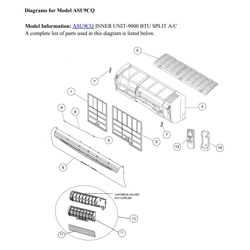 FUJITSU K9313948016 aka 9313948016 TOP GRILL RACi-RLQ DW NLA