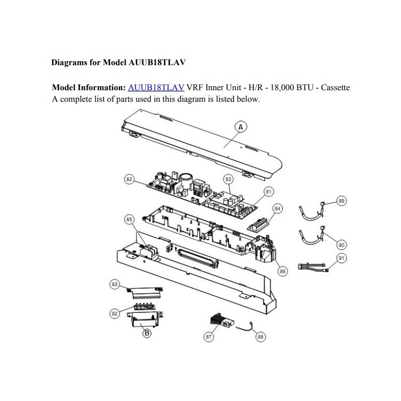 FUJITSU K9900828004 aka 9900828004 THERMISTOR ROOM AUUB VAB