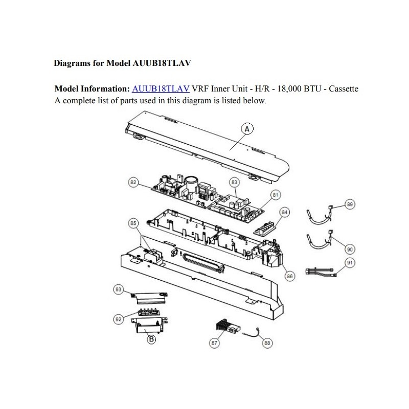 FUJITSU K9900509040 aka 9900509040 THERMISTOR PIPE INLET VAB