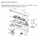 FUJITSU K9900509040 aka 9900509040 THERMISTOR PIPE INLET VAB