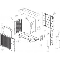 FUJITSU K9316972018 aka 9316972018 FRONT PANEL RL DW