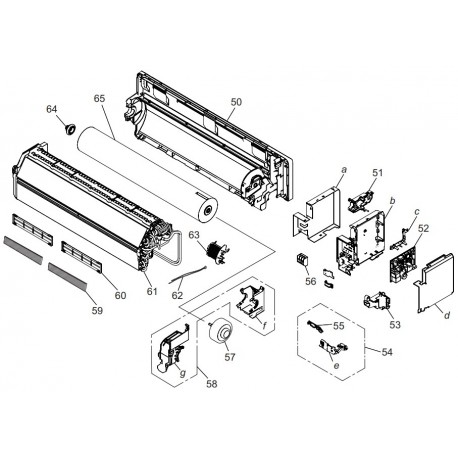 FUJITSU K9387593228 aka 9387593228 EVAPORATOR TA-ASUG HY/DW HCRC