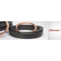 25 ft of Mueller 1/4" x 1/2" mini split lineset with 1/2" insulation and 25 ft of 14/4 communication cable 