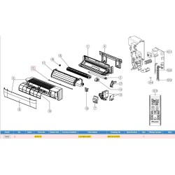 DAIKIN 4013173 LOUVER ASSY.