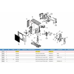 DAIKIN 4027051 COIL ASSY.