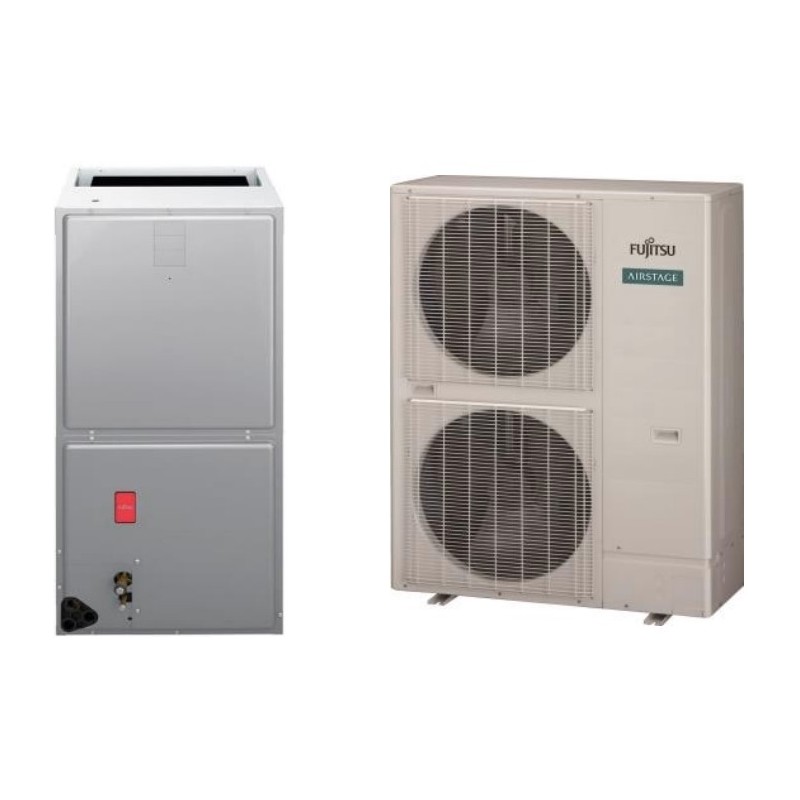 Fujitsu 48LMAH1M 45,500 BTU 16.3 SEER Heat Pump & Air Conditioner Multi Position Air Handling System AMUG48LMAS / AOUH48LMAH1