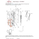 FUJITSU K9900543013 aka 9900543013 THERMISTOR PIPE RED