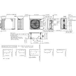 Daikin 12,000 btu 20 SEER Heat Pump & Air Conditioner Ductless Mini Split FTX12NMVJUA / RXL12QMVJU9A