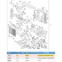 DAIKIN 1906233 CROSS-FIN CONDENSER ASSY.