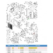 DAIKIN 2534987 THERMISTOR ASSY.