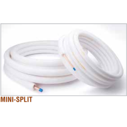 3/4 inch x 50 ft. Line Set Mueller Streamline HVAC Copper Refrigerant Pipes with DURAGUARD PE Insulation