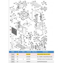 DAIKIN 2433288 DISCHARGE GRILLE ASSY.