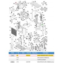 DAIKIN 2433341 WIRE HARNESS ASSY. (POWER)WIRE HARNESS ASSY. (POWER)